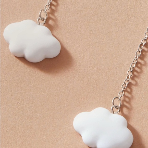 Cloud Chain Earrings ☁️ - Picture 3 of 5